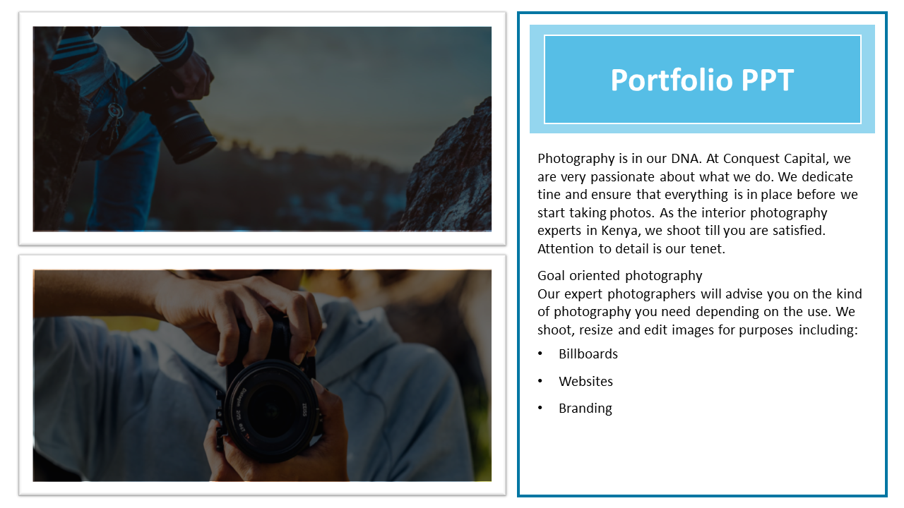 Free - Find the Best Collection of Portfolio PPT Template & Google Slides